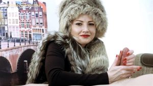POV Fur Hat HandJob – I JERK OFF 100 Strangers hommme HJ – Lilu