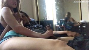 Hand job for BBC into my panties cumshot – Lexie Fux