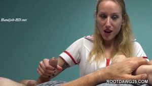 Naughty Nurse Handjob with Misty Rain – Foot Fetish by Rootdawg25