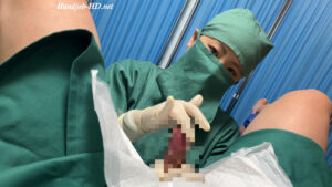 Handjob In A Japanese Doctor Yuri’s Surgical Gown – Doctor Yukino
