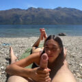 Sun-Tanning Lake Blowjob With Massive Load On My Face – Whoopsy Kiwi