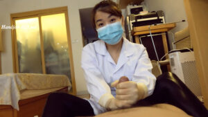 GPCT645F Jinger Medical Gloves HandJobs Female Doctor Cock Treatment F – WHCS Food Crush By Chinese Goddess