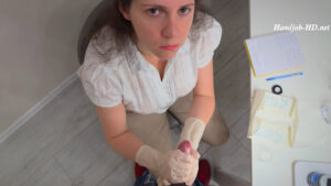 Real Nurse: Sperm Analysis, Sterile Gloves Dick Examination – Playful_Lo