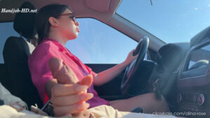 Stranger Pulled His Dick Out In My Car And I Made Him Cum – Alina Rose
